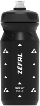 Zéfal Sense Soft 65 650 Ml Water Bottle Schwarz