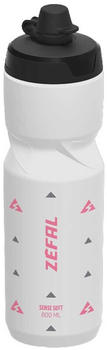 Zéfal Sense Soft 80 No-mud 800 Ml Water Bottle Weiß
