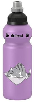 Fizzii Kindertrinkflasche Flieder Katze 500ml
