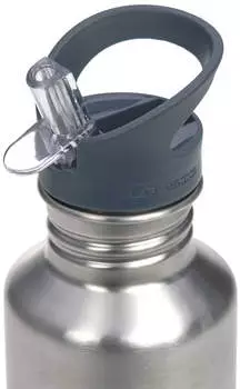 L&auml;ssig Kinder Trinkflasche Edelstahl - Happy Prints, 500 ml, Sport verschluss