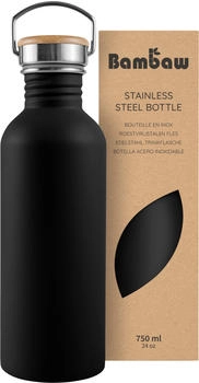 Bambaw Stainless Steel Bottle (750 ml) black