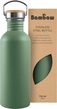 Bambaw Stainless Steel Bottle (750 ml) green