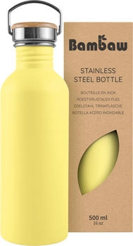 Bambaw Stainless Steel Bottle (500 ml) yellow