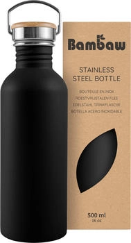 Bambaw Stainless Steel Bottle (500 ml) black