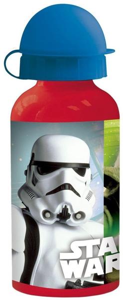 p:os Star Wars Trinkflasche rot/blau 0,4 l