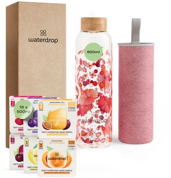 Waterdrop Starterset Glas 600ml (Relax Melange)