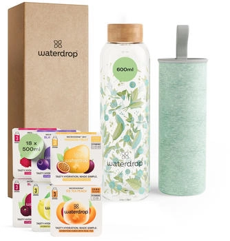 Waterdrop Starterset Glas 600ml (Clean Melange)