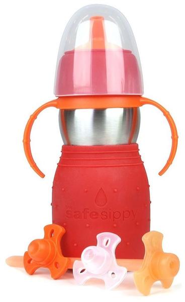 Kid Basix Safe Sippy2 red 0,33 l