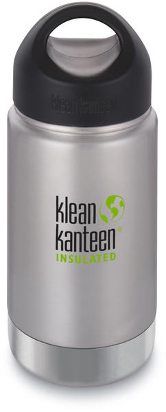 Klean Kanteen Wide Vacuum Insulated (355 ml) Loop Cap Brushed Stainless