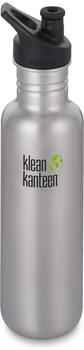 Klean Kanteen Classic (800 ml) Sport Cap Brushed Stainless