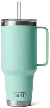 Yeticool Rambler 42 oz (1,2 l) mit Trinkhalm seafoam