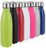 Relaxdays Trinkflasche Edelstahl auslaufsicher 500ml grün H x D: ca. 26,5 x 7 cm