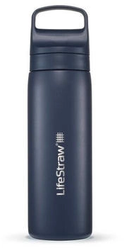 LifeStraw Go Stainless Steel - Trinkflasche, Gr. 530 ml, blau (AegeanSea)