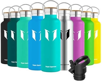 Super Sparrow Stainless Steel Water Bottle - Standard Mouth (750ml) Mint