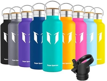 Super Sparrow Stainless Steel Water Bottle - Standard Mouth (620ml) Mint
