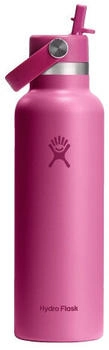 Hydro Flask Standard Flex Straw Cap (621 ml) pink grey