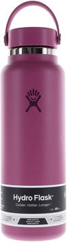 Hydro Flask Wide Mouth 1.18L pink grey