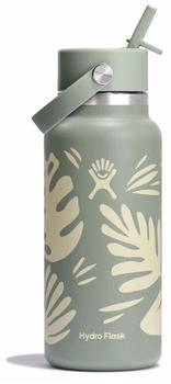Hydro Flask Wide Mouth 946 ml light green dark green Flex Straw Cap