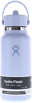 Hydro Flask Wide Mouth 946 ml light blue Flex Straw Cap