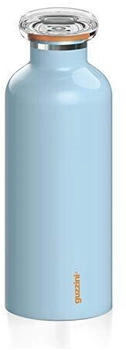 Guzzini On The Go ENERGY Thermosflasche Edelstahl Azur Matt &Oslash; 7,3x h21,2 cm 116700134