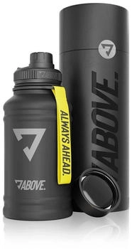 Above Edelstahl Trinkflasche 1.3L schwarz
