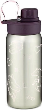 ergobag Edelstahl Trinkflasche lila