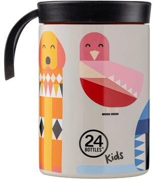 24Bottles Kids Travel Trinkbecher 350 ml mehrfarbig