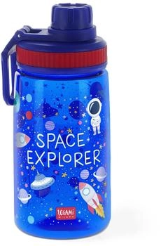 Legami Trinkflasche für Kinder Thema Space, 400 ml, leicht, luftdicht, BPA-frei (KBOT0002)