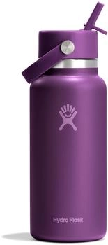 Hydro Flask Hydration Wide Flex Straw Cap Trinkflasche 945 ml lila