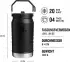 Stanley Iceflow Flip Straw 2.0 1.9L black 2.0