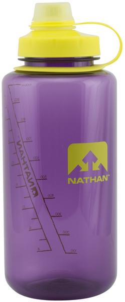 Nathan Big Shot Narrow Mouth Flasche 1 Liter Lila 4321TNIP