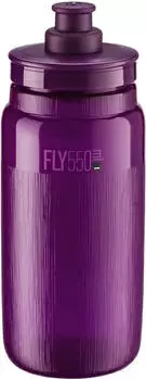 Elite Fly Tex Water Bottle 550ml clear purple