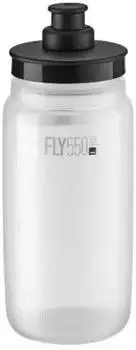 Elite Fly Tex Water Bottle 550ml clear/black cap