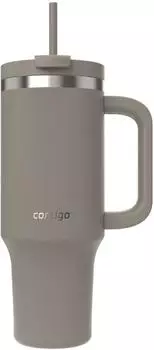 Contigo Thermosflasche 1200ml mit Henkel und Strohhalm, Edelstahl, BPA-frei (2204456)
