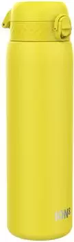 Ion8 Stainless Water Bottle Vacuum Insulated 1L Yellow