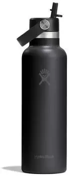 Hydro Flask Hydration Standard Flex Straw Cap Trinkflasche 620 ml schwarz