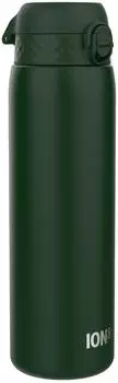 Ion8 Stainless Water Bottle Vacuum Insulated 1L Dark Green