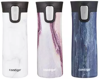 Contigo Pinnacle Couture AUTOSEAL Thermobecher Edelstahl 420ml Blue Slate (2107956)