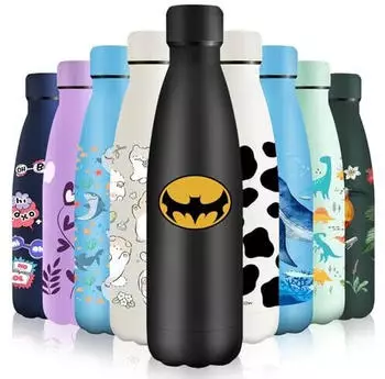 HoneyHolly Trinkflasche Edelstahl 18/8 500ml BPA-frei Doppelwandig Vakuumisoliert (HH-3D-500ML-KLB-068)