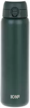 Ion8 Stainless Water Bottle Non-Insulated 1L Dark Green
