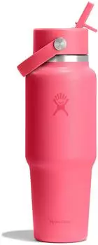 Hydro Flask Hydration Travel Bottle Flex Straw Cap Trinkflasche 945 ml rosa