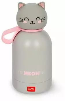 Legami Hot&Cold BFF Kinderflasche Kitty, Edelstahl, 310ml (KSSB0003)