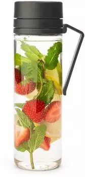 Brabantia Make & Take Wasserflasche mit Sieb 500ml, hellgrau