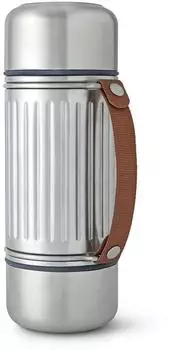 Black+Blum Explorer Flask Duo Isolierflasche 1L, silber (BAM-EF001)