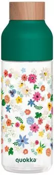 Quokka Trinkflasche Ice Flower Stripes, Tritan, 720ml (06991)
