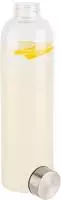 APS Trinkflasche Glas, Deckel aus Edelstahl