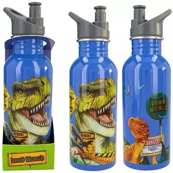 Depesche Dino World Trinkflasche "Danger" Edelstahl 600ml (12900)