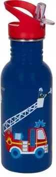 Die Spiegelburg Edelstahlflasche Feuerwehr 0,5l blau (15658)