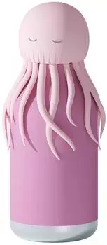 Asobu Bestie Bottle Qualle, isolierte Edelstahl-Trinkflasche, 460ml