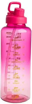 Paris Hilton Motivations-Trinkflasche pink Ombr&eacute; mit Herzen, 1,8L, Kunststoff (58561)